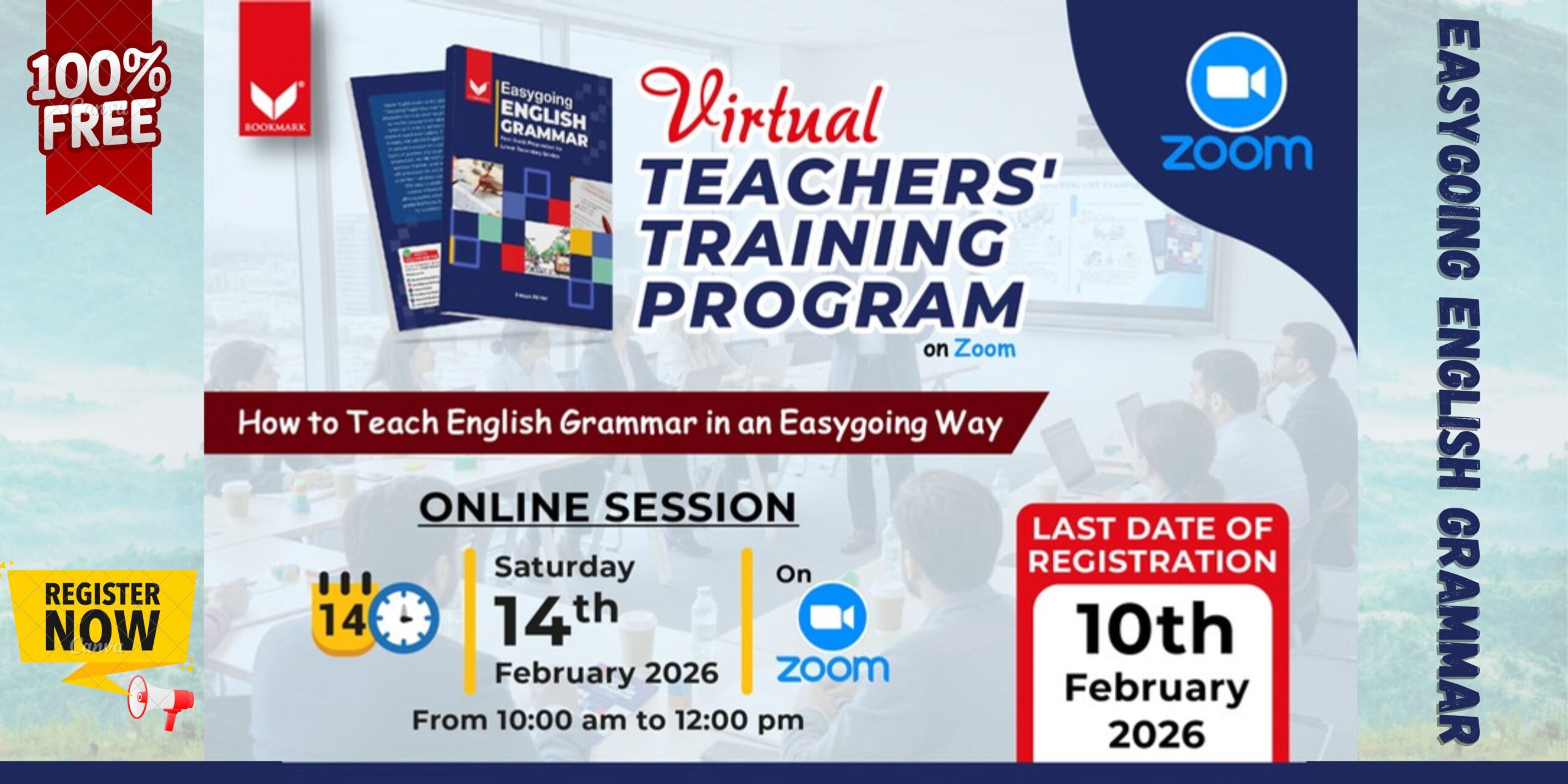 Virtual Teacher’s Training Program on Zoom | How to Teach English Grammar in an Easygoing Way