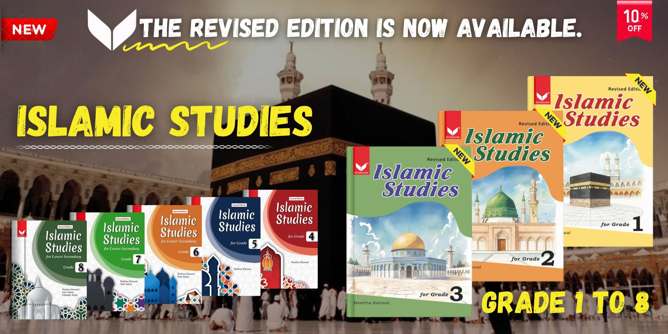 Islamic Studies New Edition (Grade 1–3) (4-5 Coming Soon)Now Available at Bookmark Publishing