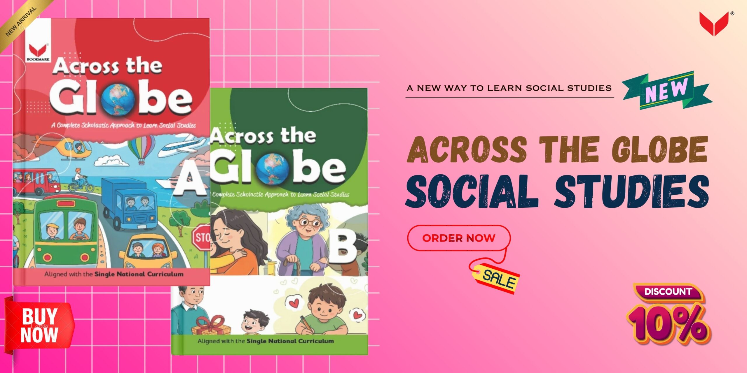 Social Studies Book Pre-Primary to Grade 5 ( Across The Globe )
