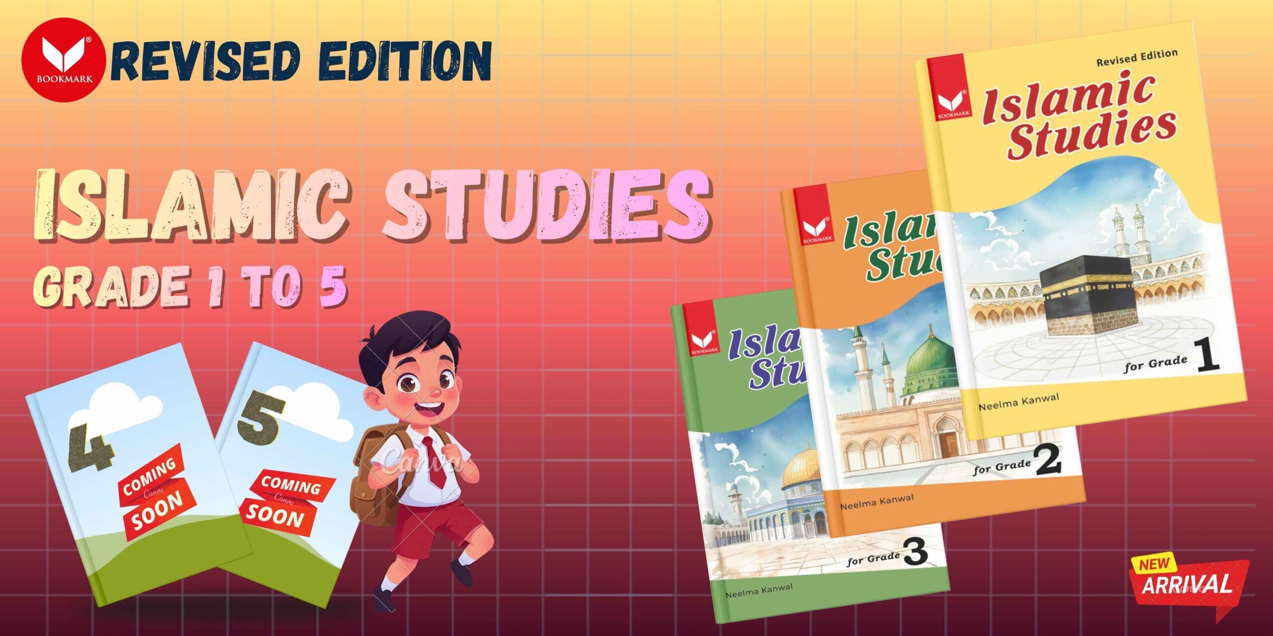 Islamic Studies Grade 1–3 Revised Edition by Bookmark (Grade 4 & 5 – Coming Soon)