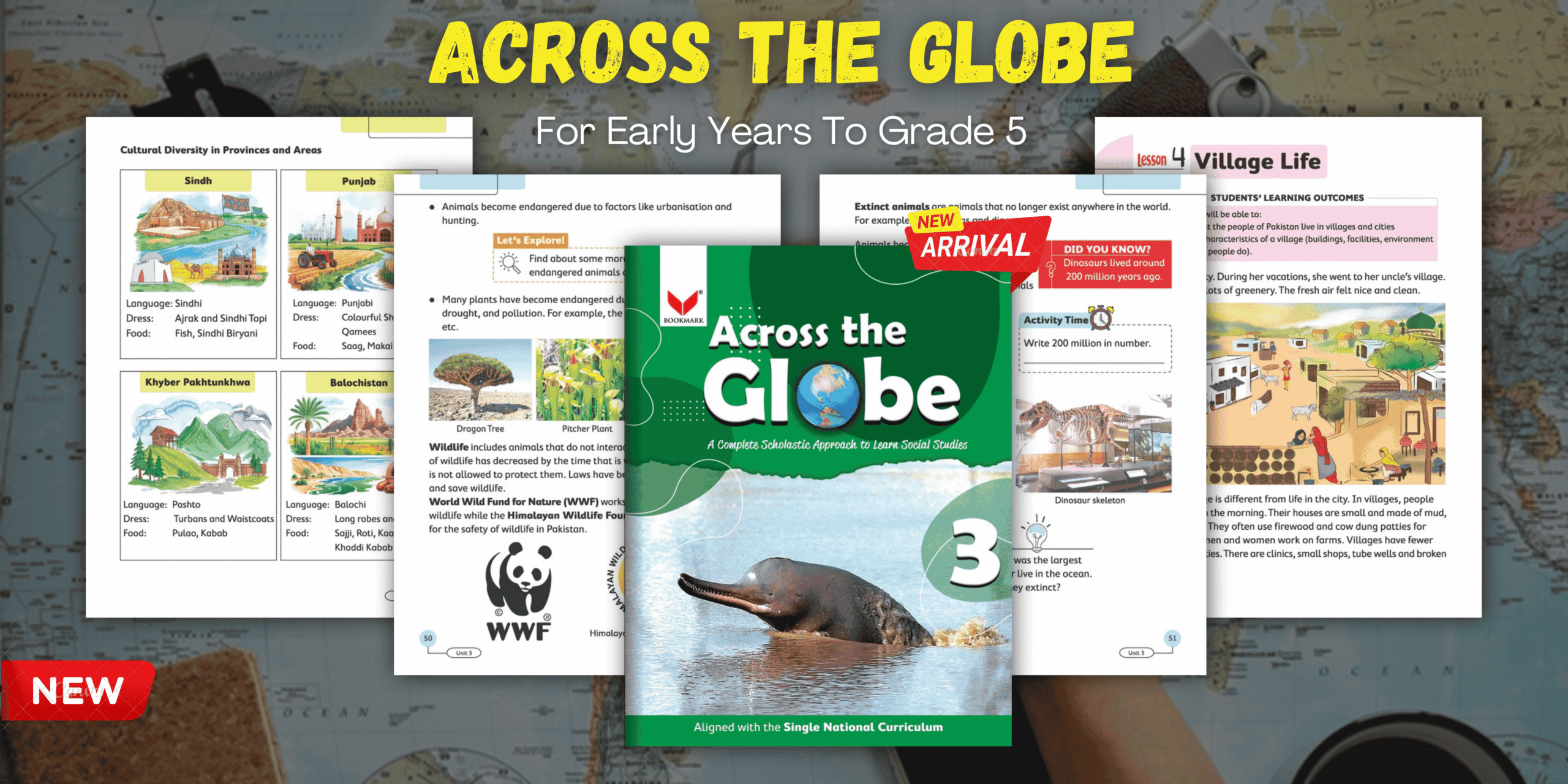 Social Studies Book for Grade 3 in Pakistan | Across The Globe Book 3